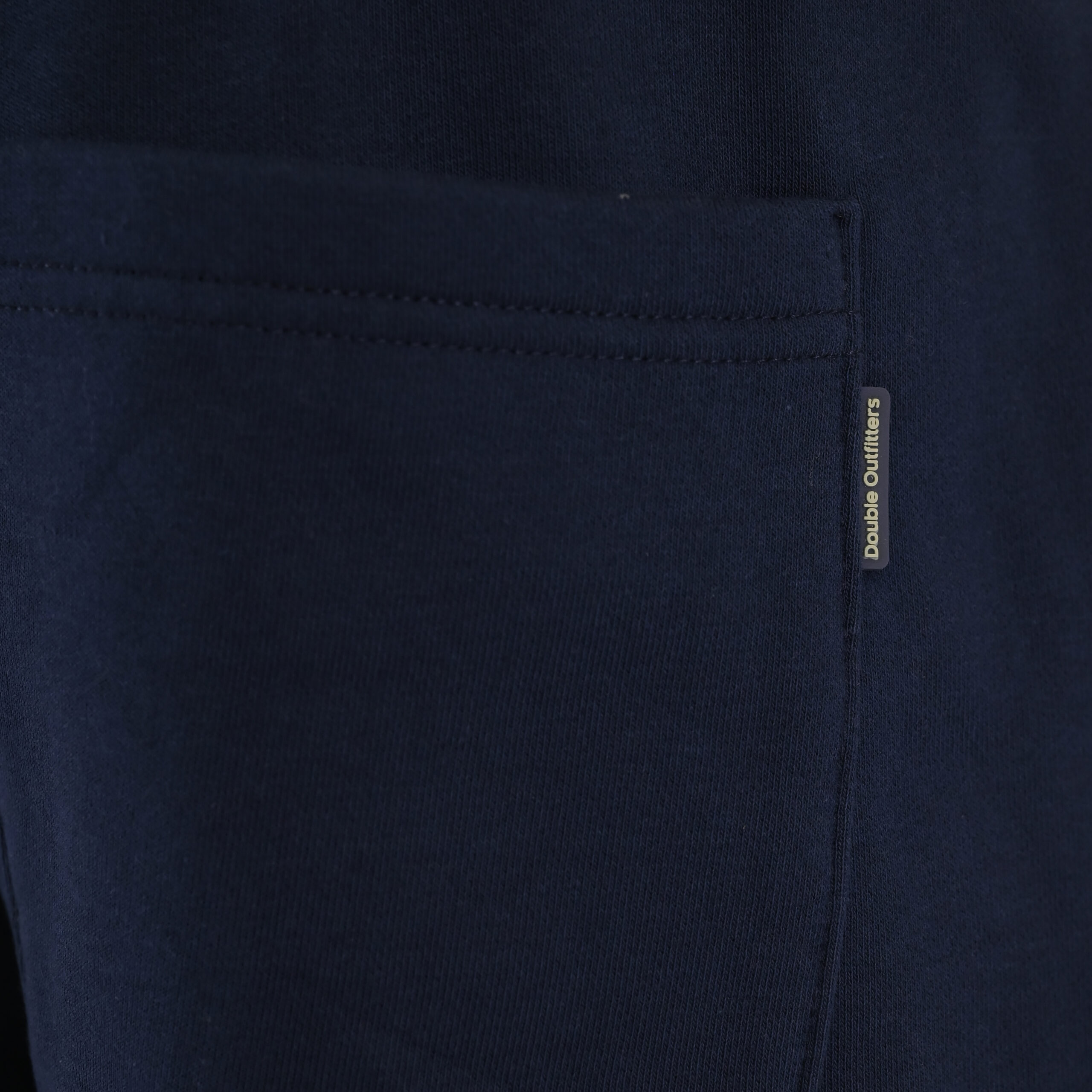 262MPAN-6057 JOGGER PANTS WITH ELASTIC WAISTBAND AND HEM AND HIGH DENSITY PRINT (TERRY FLEECE) NAVY - Image 5