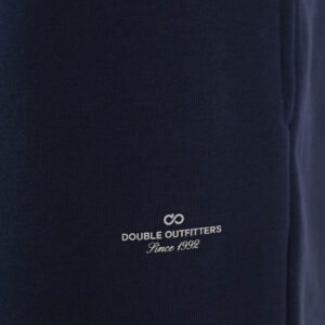 262MPAN-6057 JOGGER PANTS WITH ELASTIC WAISTBAND AND HEM AND HIGH DENSITY PRINT (TERRY FLEECE) NAVY - Image 6