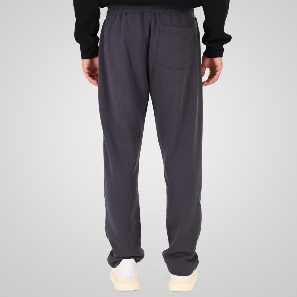 262MPAN-6058 JOGGER PANTS WITH ELASTIC WAISTBAND AND HIGH DENSITY PRINT (TERRY FLEECE) ANTHRACITE