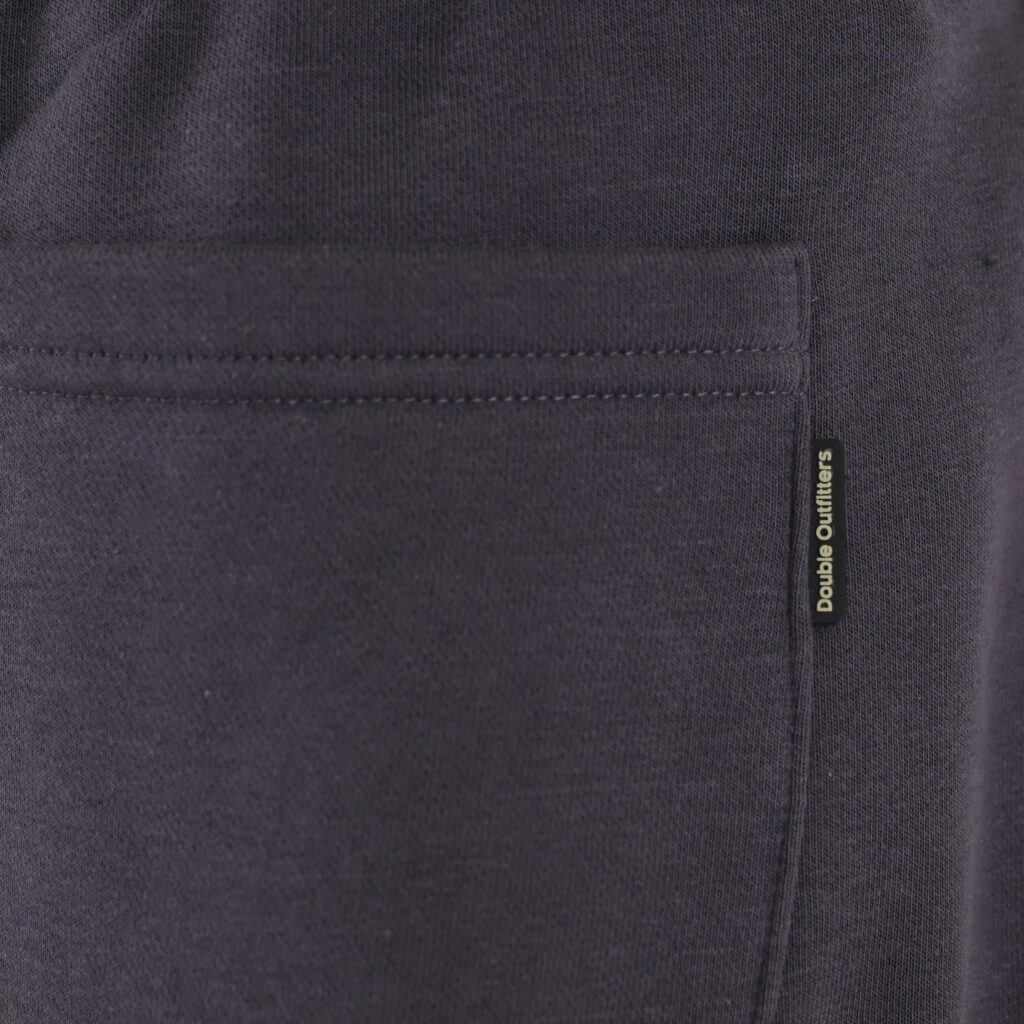 262MPAN-6058 JOGGER PANTS WITH ELASTIC WAISTBAND AND HIGH DENSITY PRINT (TERRY FLEECE) ANTHRACITE