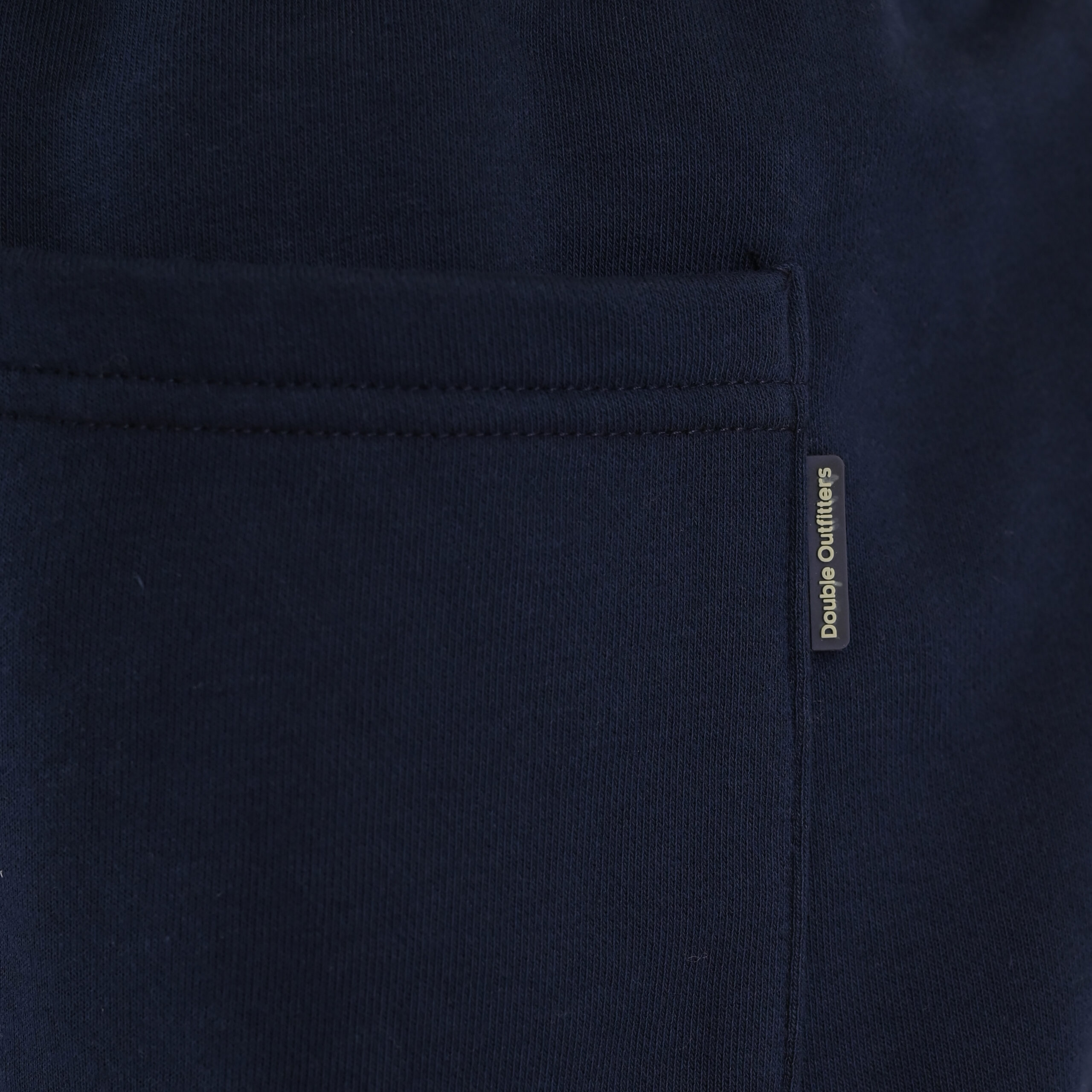 262MPAN-6058 JOGGER PANTS WITH ELASTIC WAISTBAND AND HIGH DENSITY PRINT (TERRY FLEECE) NAVY - Image 5