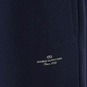 262MPAN-6058 JOGGER PANTS WITH ELASTIC WAISTBAND AND HIGH DENSITY PRINT (TERRY FLEECE) NAVY - Image 6