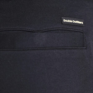 262MPAN-6059 JOGGER PANTS WITH ELASTIC WAISTBAND AND HEM WITH ZIPPER POCKETS (INTERLOCK) BLACK - Image 6