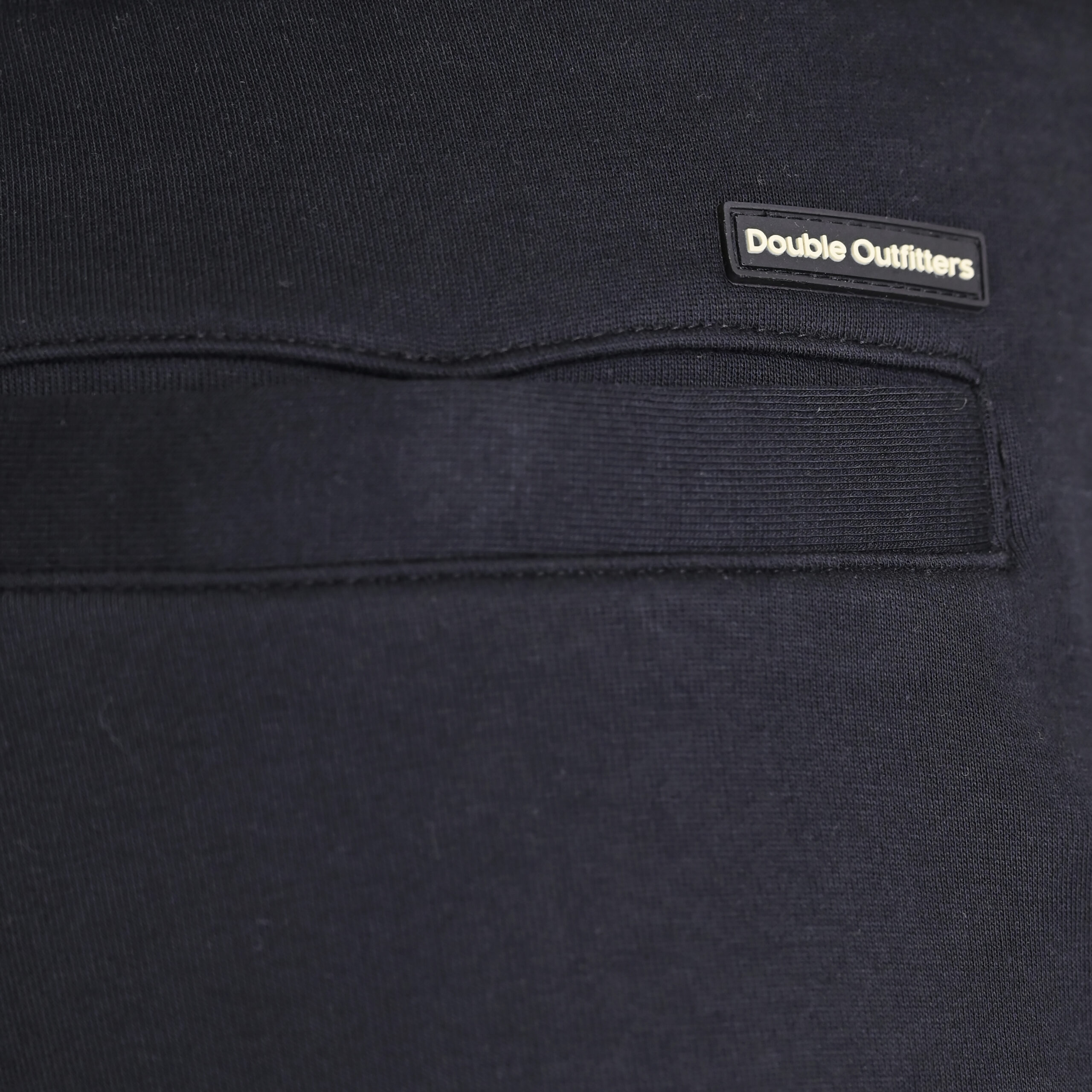 262MPAN-6059 JOGGER PANTS WITH ELASTIC WAISTBAND AND HEM WITH ZIPPER POCKETS (INTERLOCK) BLACK - Image 6
