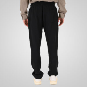 262MPAN-6060 JOGGER PANTS WITH ELASTIC WAISTBAND (WAFFLE) BLACK - Image 4