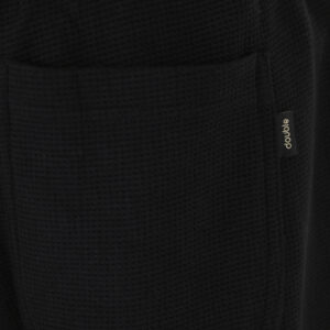 262MPAN-6060 JOGGER PANTS WITH ELASTIC WAISTBAND (WAFFLE) BLACK - Image 5