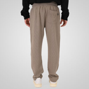 262MPAN-6060 JOGGER PANTS WITH ELASTIC WAISTBAND (WAFFLE) LT TAUPE - Image 4