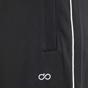 262MPAN-6061 JOGGER PANTS WITH ELASTIC WAISTBAND. HIGH DENSITY PRINT AND PIPING BLACK - Image 5