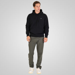 262MTOP-1140 HOODIE WITH HIGH DENSITY PRINT (TERRY FLEECE) BLACK