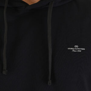 262MTOP-1140 HOODIE WITH HIGH DENSITY PRINT (TERRY FLEECE) BLACK - Image 5