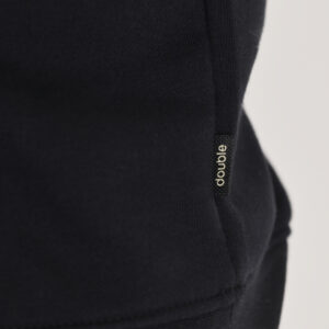 262MTOP-1140 HOODIE WITH HIGH DENSITY PRINT (TERRY FLEECE) BLACK - Image 6