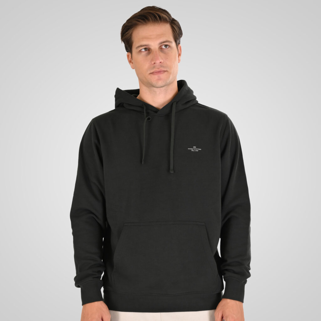 262MTOP-1140 HOODIE WITH HIGH DENSITY PRINT (TERRY FLEECE) DEEP FOREST