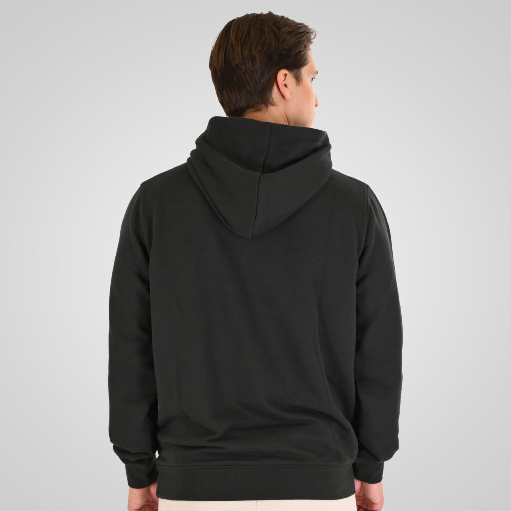 262MTOP-1140 HOODIE WITH HIGH DENSITY PRINT (TERRY FLEECE) DEEP FOREST