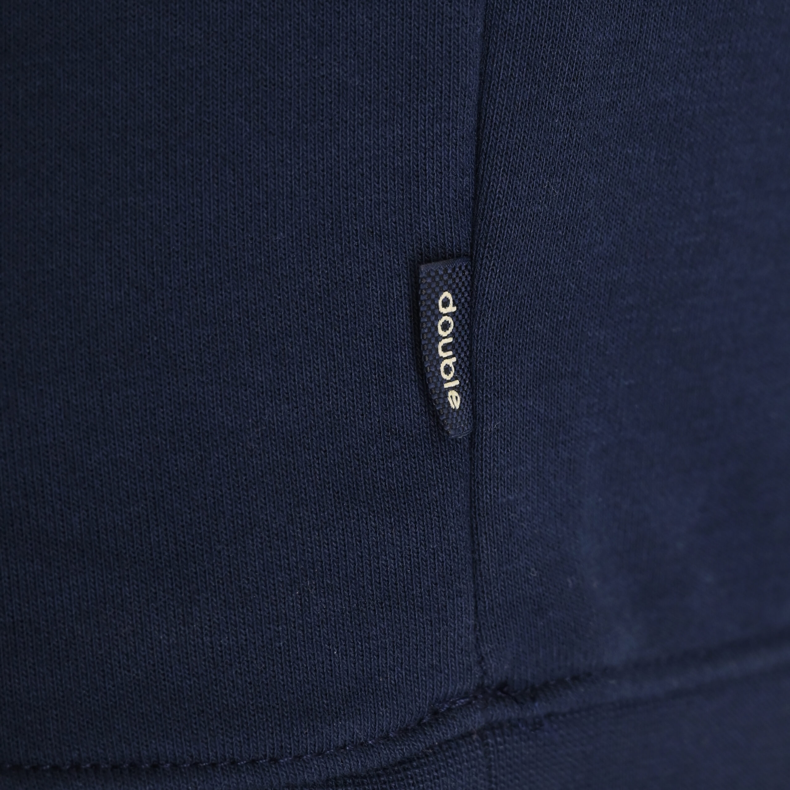 262MTOP-1140 HOODIE WITH HIGH DENSITY PRINT (TERRY FLEECE) NAVY - Image 6