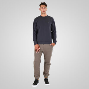 262MTOP-1141 CREWNECK WITH HIGH DENSITY PRINT (TERRY FLEECE) ANTHRACITE
