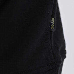 262MTOP-1141 CREWNECK WITH HIGH DENSITY PRINT (TERRY FLEECE) BLACK - Image 6