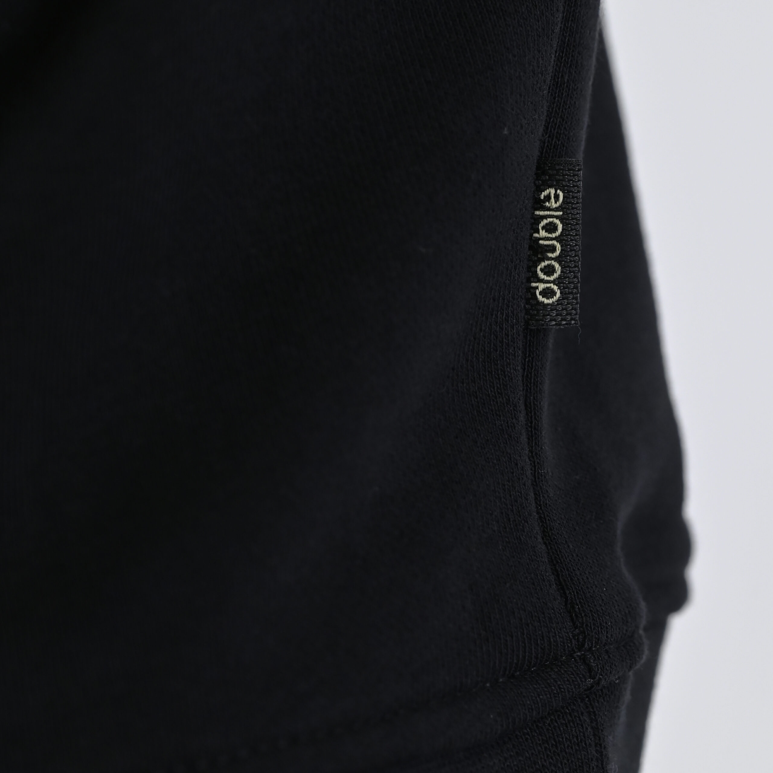 262MTOP-1141 CREWNECK WITH HIGH DENSITY PRINT (TERRY FLEECE) BLACK - Image 6