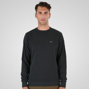 262MTOP-1141 CREWNECK WITH HIGH DENSITY PRINT (TERRY FLEECE) DEEP FOREST