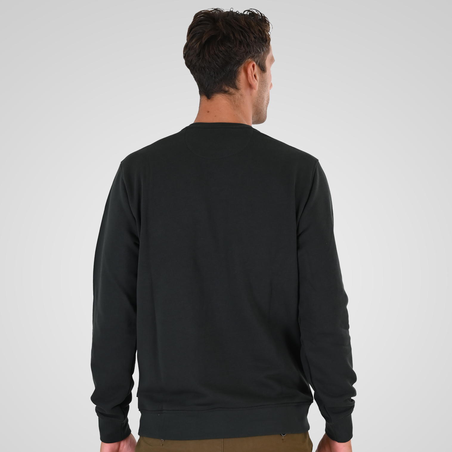 262MTOP-1141 CREWNECK WITH HIGH DENSITY PRINT (TERRY FLEECE) DEEP FOREST - Image 4
