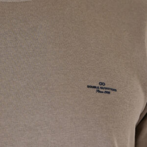 262MTOP-1141 CREWNECK WITH HIGH DENSITY PRINT (TERRY FLEECE) DK BEIGE - Image 5