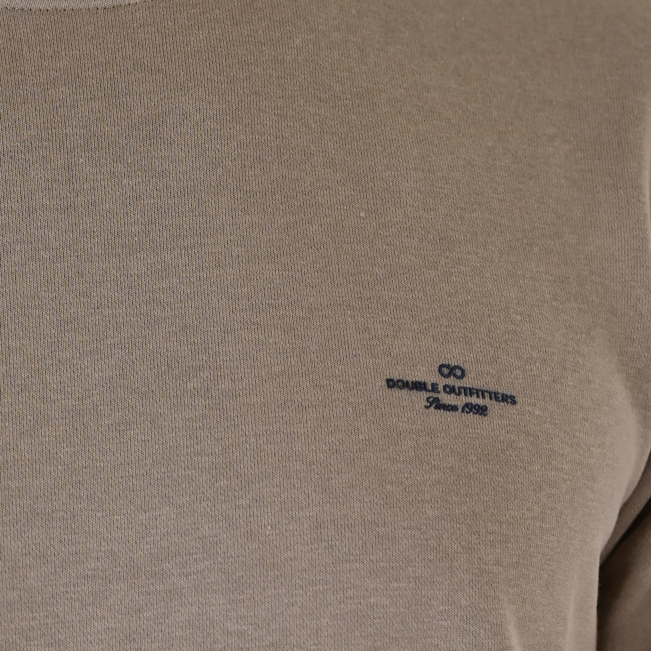 262MTOP-1141 CREWNECK WITH HIGH DENSITY PRINT (TERRY FLEECE) DK BEIGE - Image 5