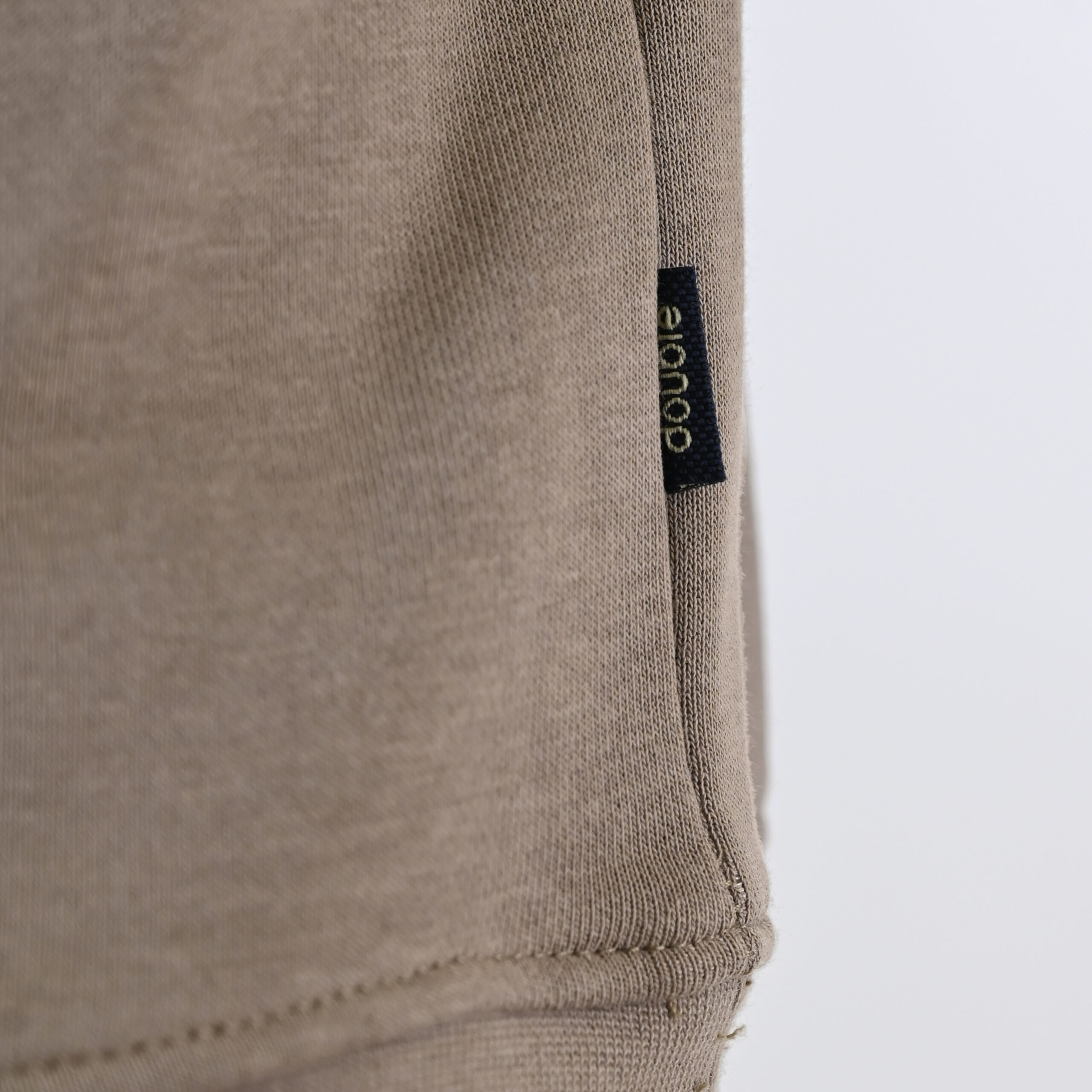 262MTOP-1141 CREWNECK WITH HIGH DENSITY PRINT (TERRY FLEECE) DK BEIGE - Image 6