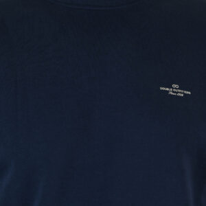 262MTOP-1141 CREWNECK WITH HIGH DENSITY PRINT (TERRY FLEECE) NAVY - Image 5