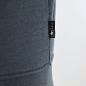 262MTOP-1142 FULL-ZIP HOODIE WITH TWO COLORED LAYER HIGH DENSITY PRINT (BRUSHED FLEECE) ANTHRACITE - Image 6