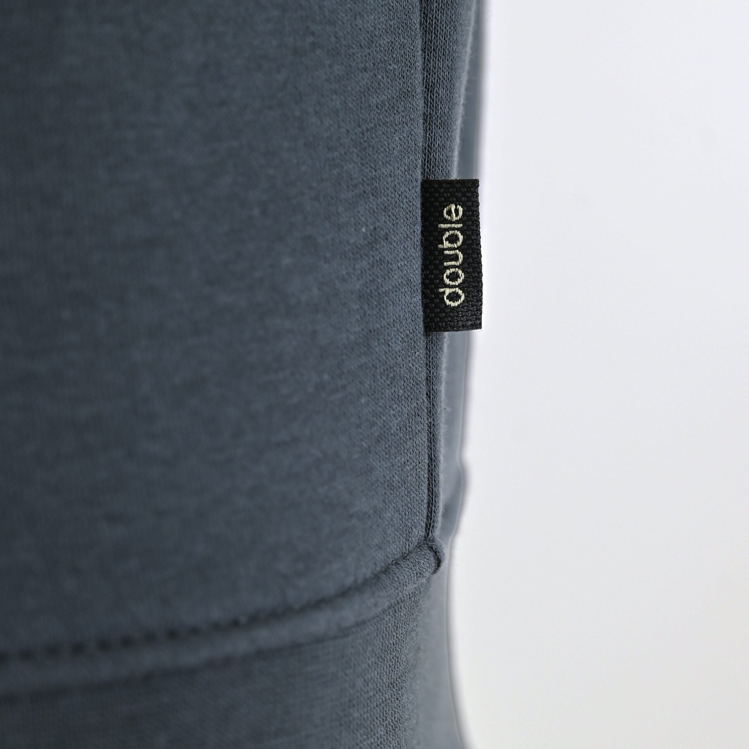 262MTOP-1142 FULL-ZIP HOODIE WITH TWO COLORED LAYER HIGH DENSITY PRINT (BRUSHED FLEECE) ANTHRACITE - Image 6