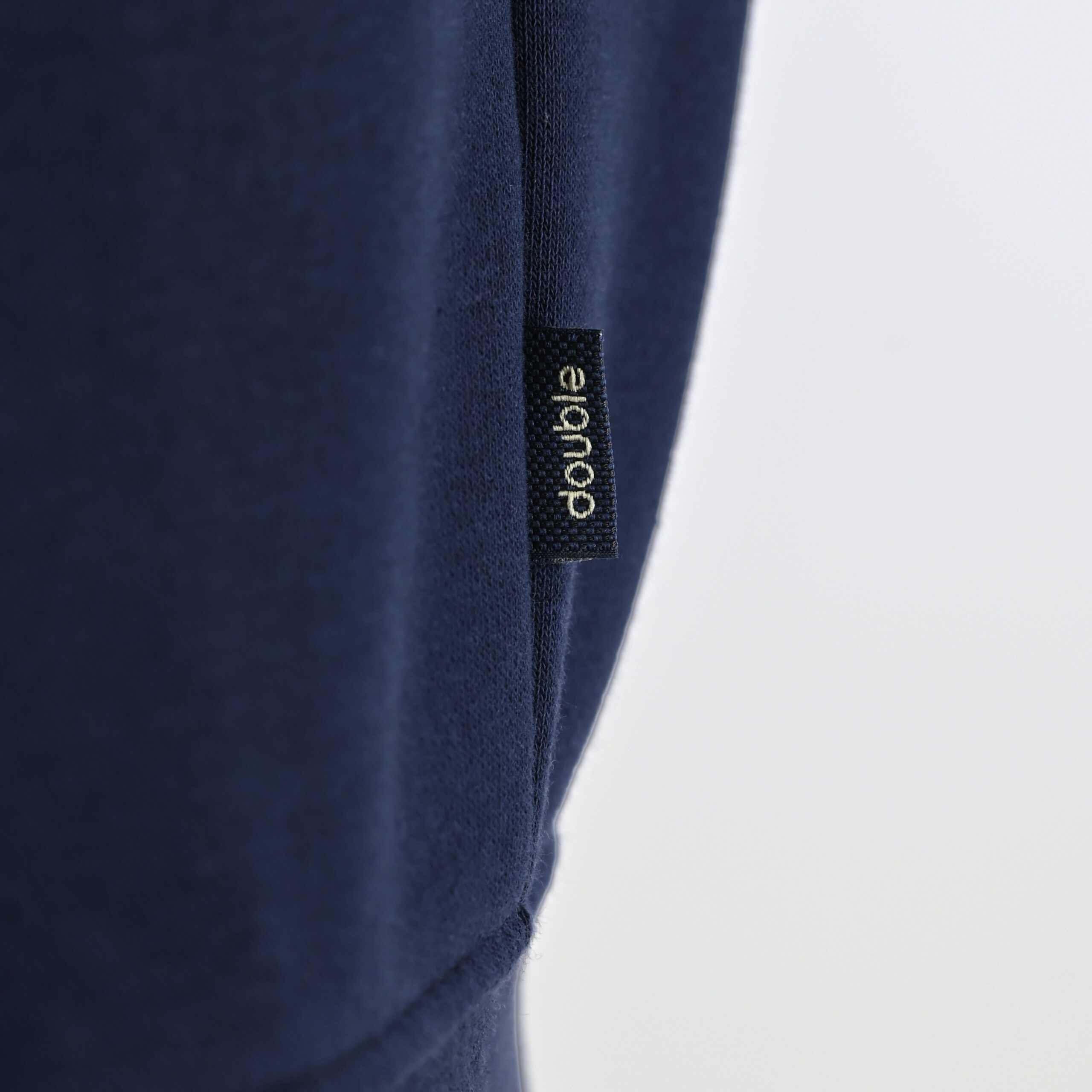 262MTOP-1142 FULL-ZIP HOODIE WITH TWO COLORED LAYER HIGH DENSITY PRINT (BRUSHED FLEECE) NAVY - Image 6