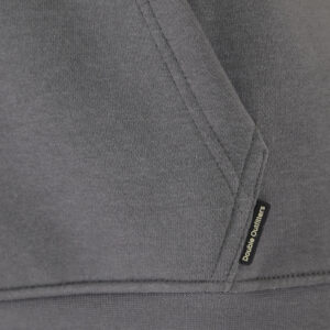 262MTOP-1146 HOODIE WITH HIGH DENSITY. THREE LAYERED PRINT (BRUSHED FLEECE) CLOUD GREY - Image 6