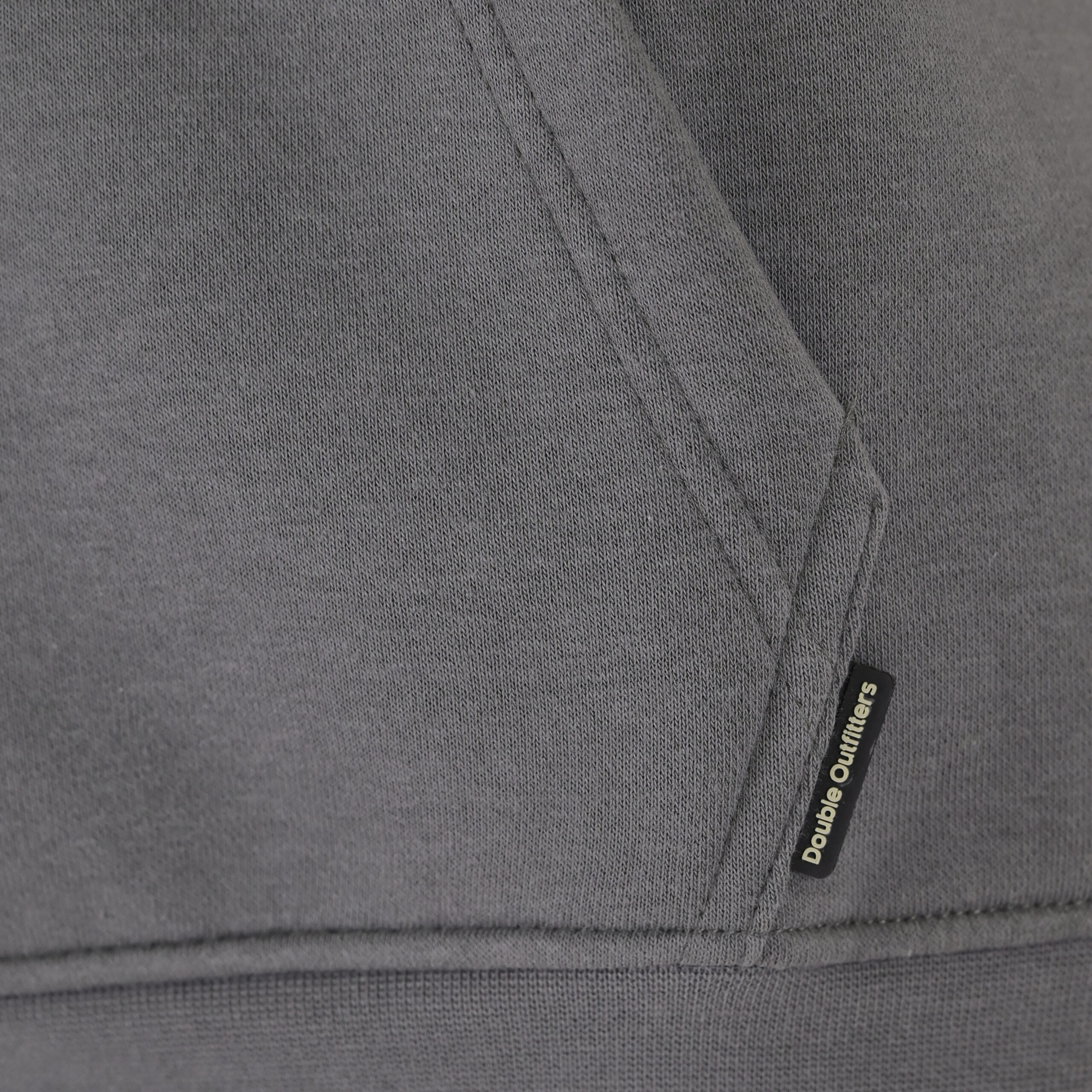 262MTOP-1146 HOODIE WITH HIGH DENSITY. THREE LAYERED PRINT (BRUSHED FLEECE) CLOUD GREY - Image 6