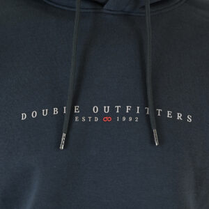 262MTOP-1147 HOODIE WITH HIGH DENSITY PRINT (BRUSHED FLEECE) ANTHRACITE - Image 5
