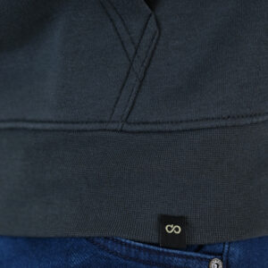262MTOP-1147 HOODIE WITH HIGH DENSITY PRINT (BRUSHED FLEECE) ANTHRACITE - Image 6