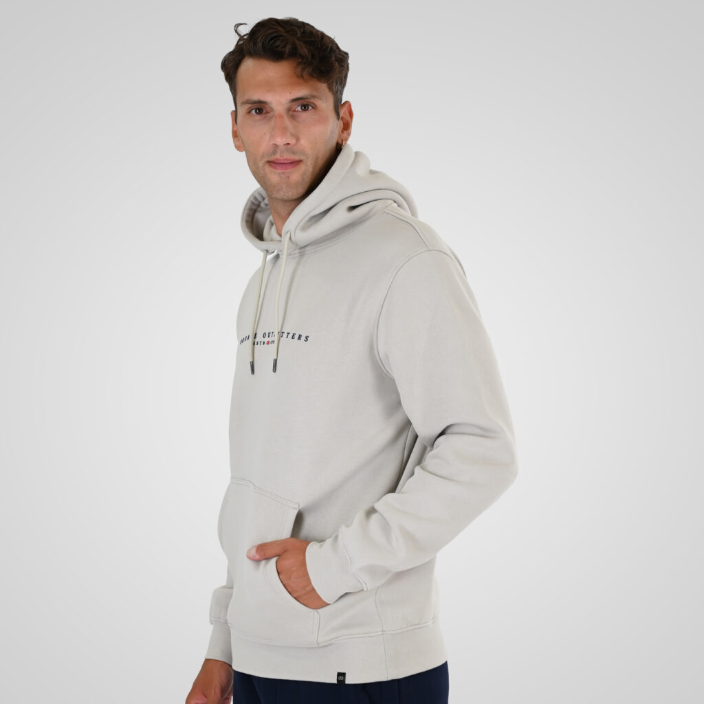 262MTOP-1147 HOODIE WITH HIGH DENSITY PRINT (BRUSHED FLEECE) ICE