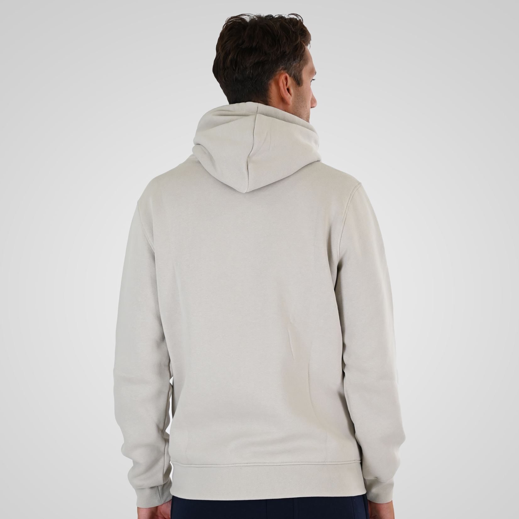 262MTOP-1147 HOODIE WITH HIGH DENSITY PRINT (BRUSHED FLEECE) ICE - Image 4