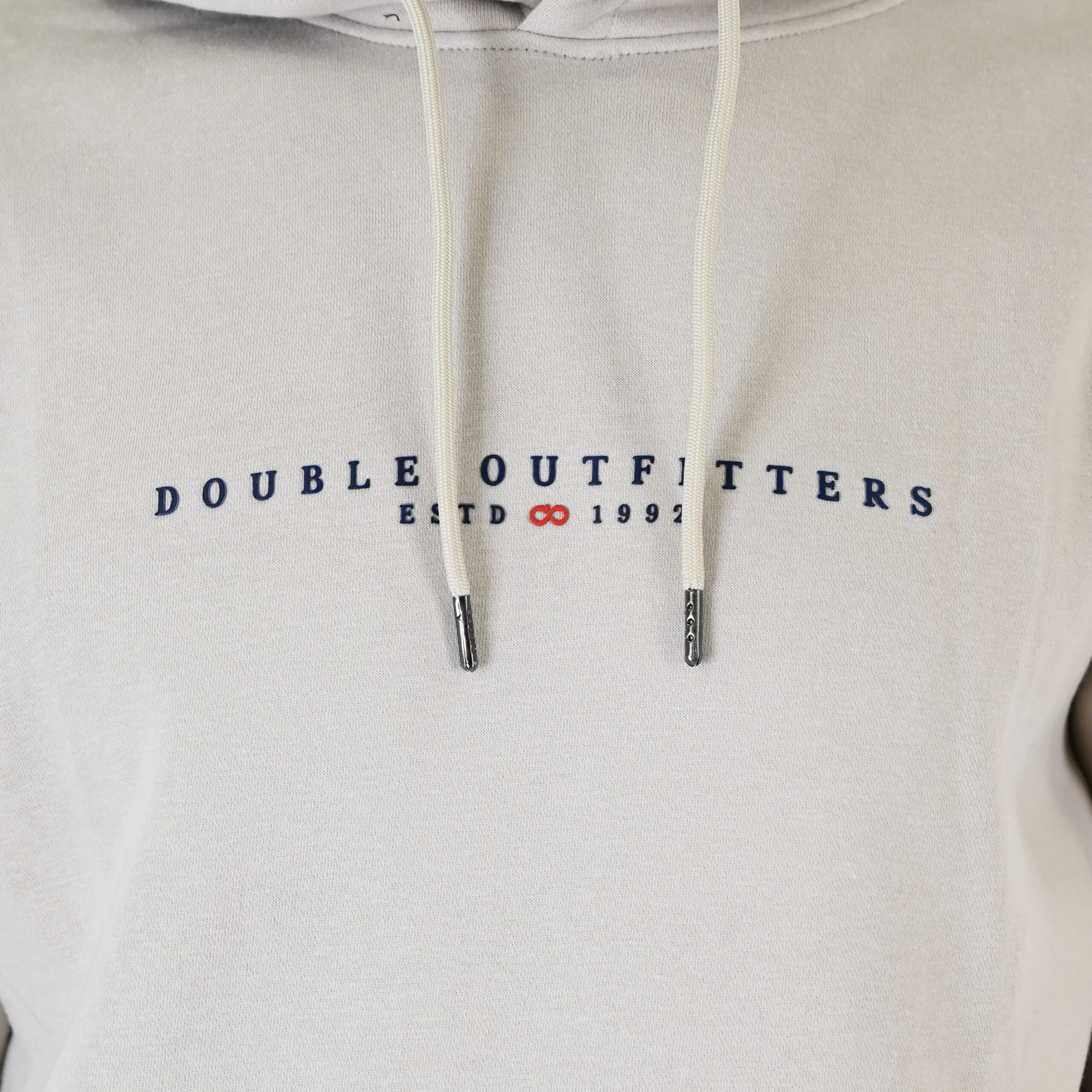 262MTOP-1147 HOODIE WITH HIGH DENSITY PRINT (BRUSHED FLEECE) ICE - Image 5