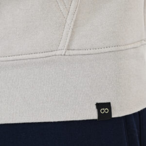262MTOP-1147 HOODIE WITH HIGH DENSITY PRINT (BRUSHED FLEECE) ICE - Image 6