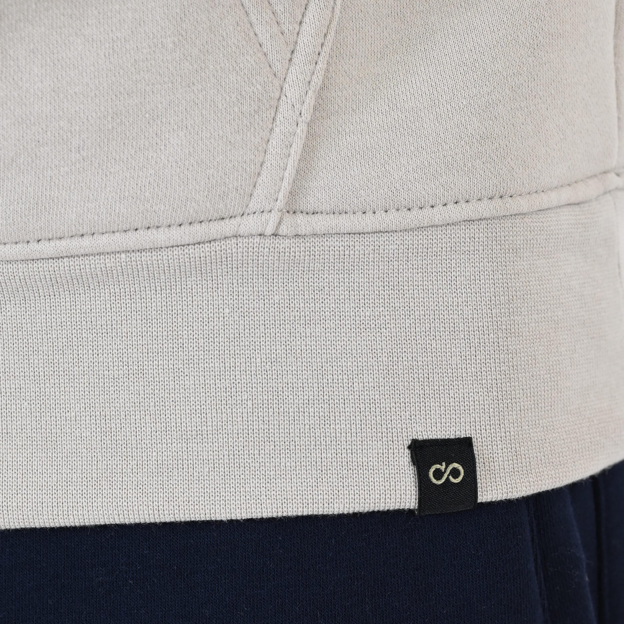262MTOP-1147 HOODIE WITH HIGH DENSITY PRINT (BRUSHED FLEECE) ICE - Image 6