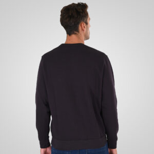 262MTOP-1151 CREWNECK TOP WITH 3D AND DENSE EMBROIDERY (BRUSHED FLEECE) AUBERGINE - Image 4