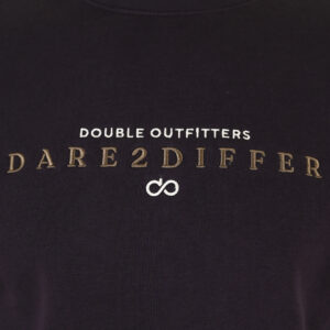 262MTOP-1151 CREWNECK TOP WITH 3D AND DENSE EMBROIDERY (BRUSHED FLEECE) AUBERGINE - Image 5