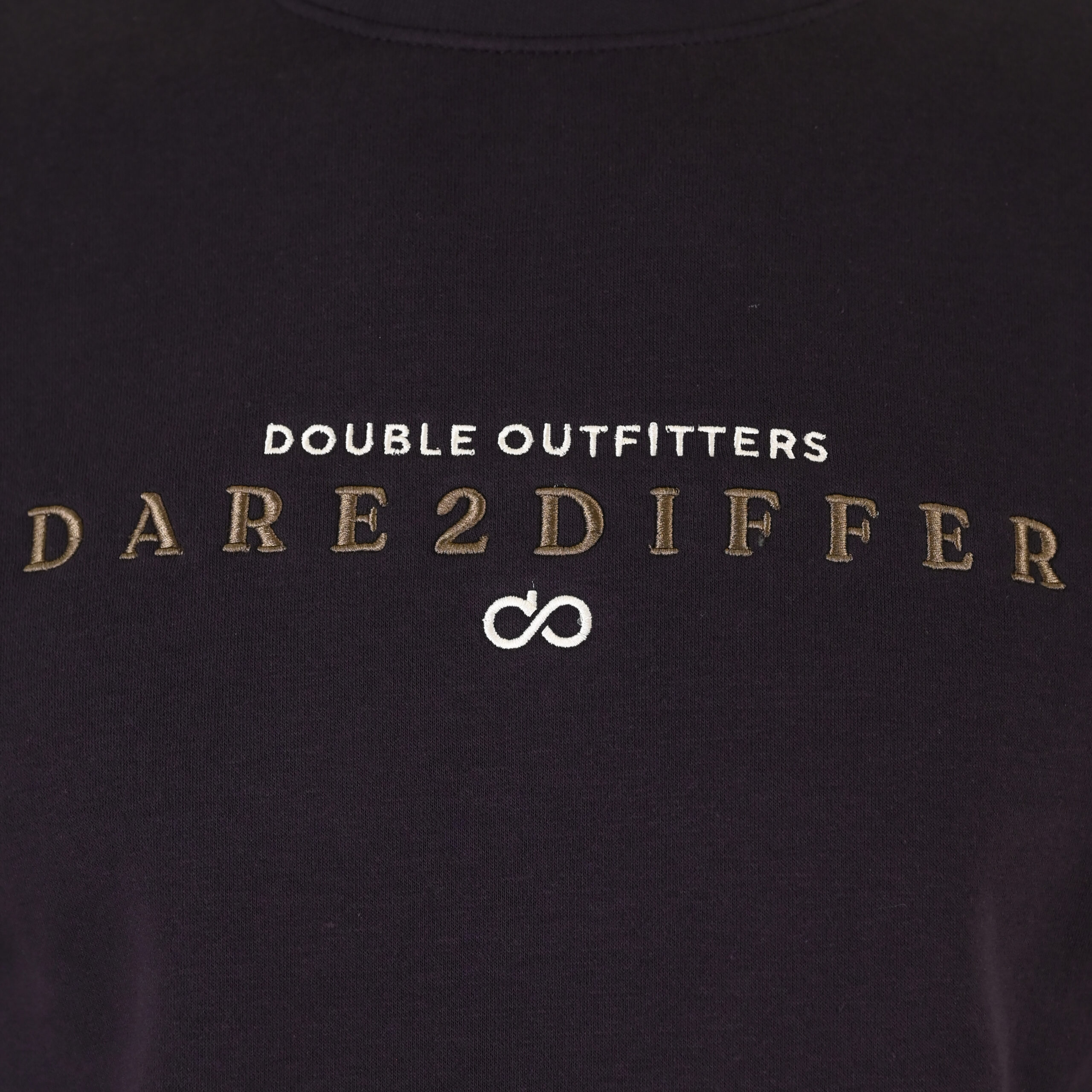 262MTOP-1151 CREWNECK TOP WITH 3D AND DENSE EMBROIDERY (BRUSHED FLEECE) AUBERGINE - Image 5