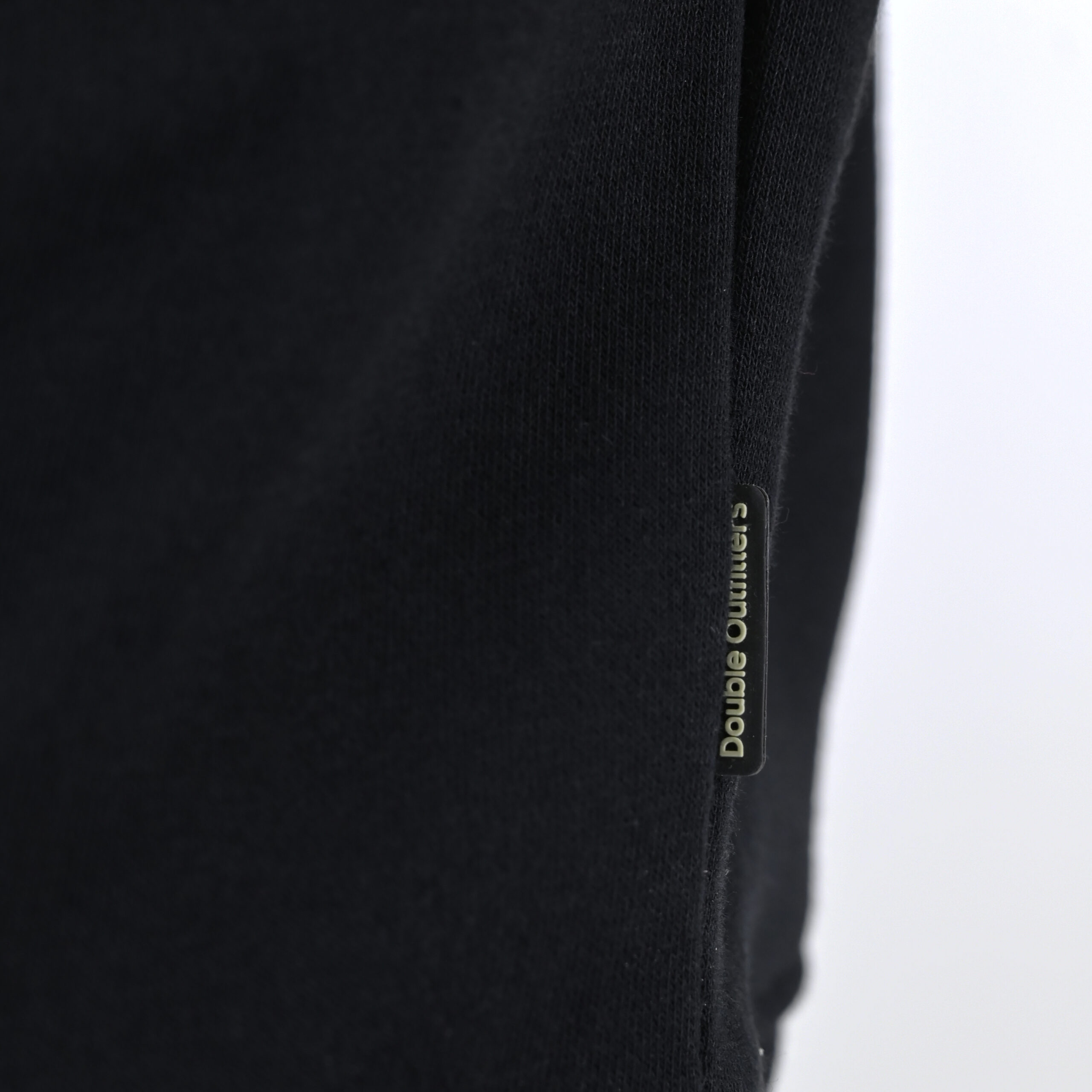 262MTOP-1151 CREWNECK TOP WITH 3D AND DENSE EMBROIDERY (BRUSHED FLEECE) BLACK - Image 6
