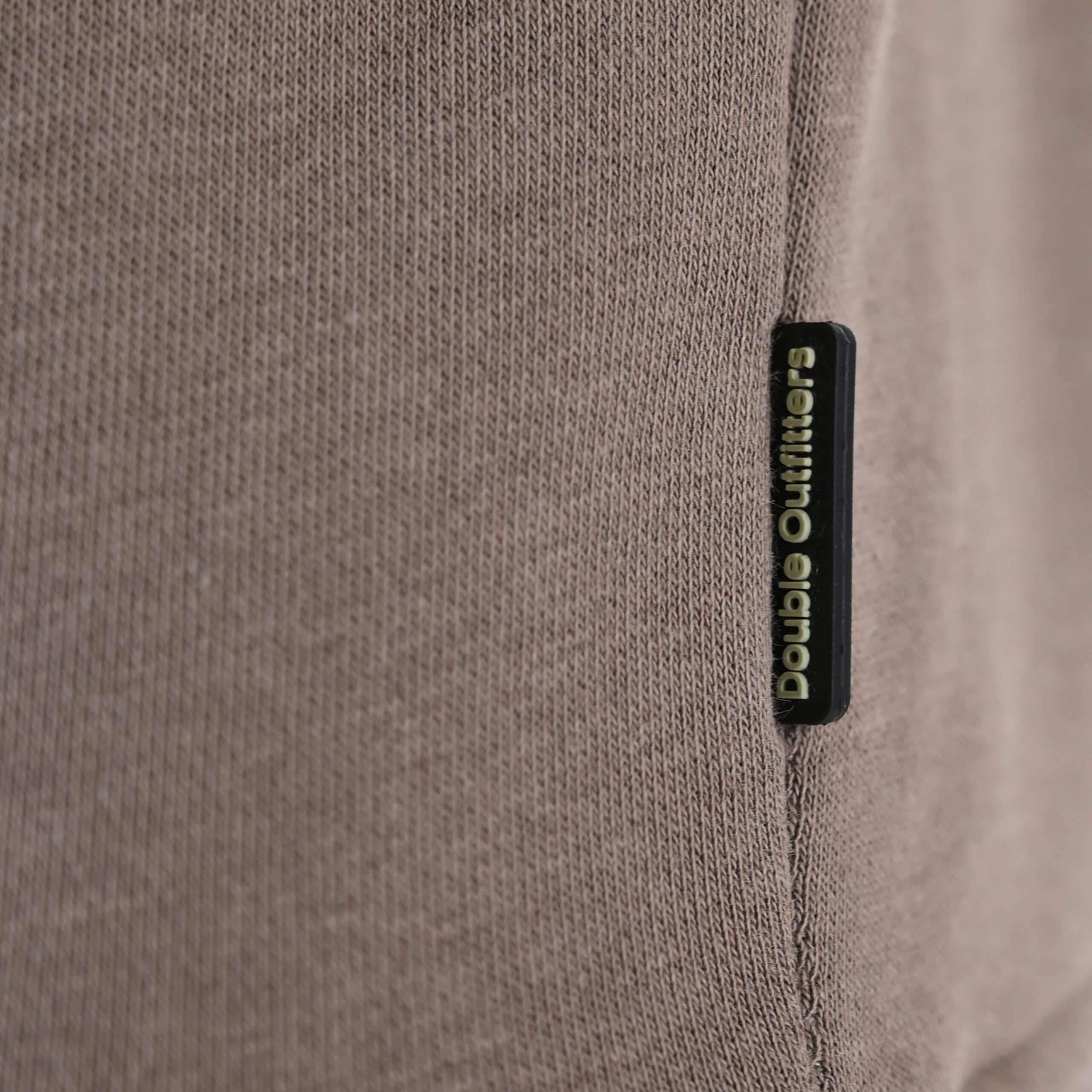 262MTOP-1151 CREWNECK TOP WITH 3D AND DENSE EMBROIDERY (BRUSHED FLEECE) TAUPE - Image 6