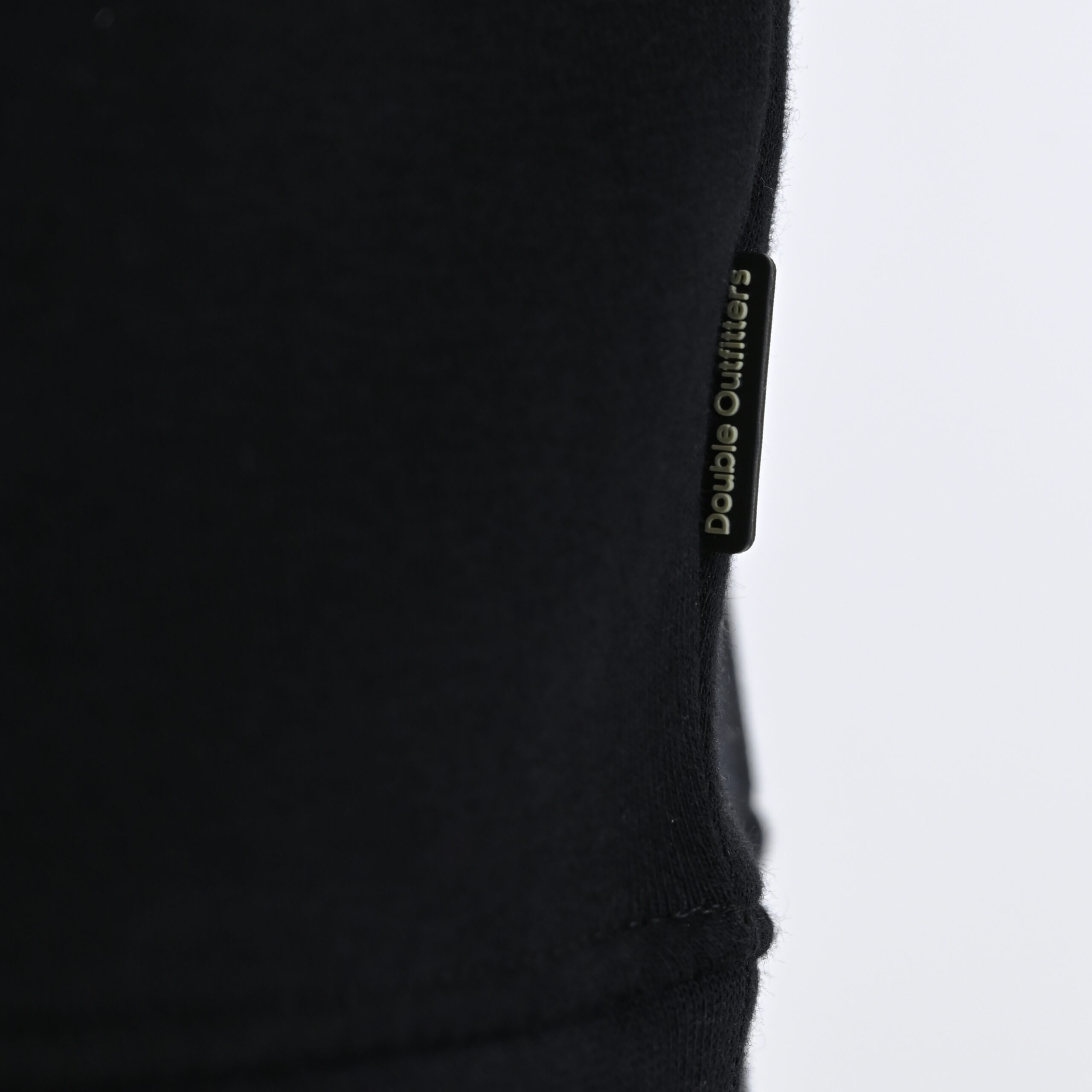 262MTOP-1152 CREWNECK TOP WITH PUFF PRINT (BRUSHED FLEECE) BLACK - Image 7