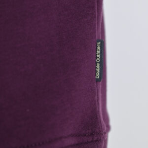 262MTOP-1152 CREWNECK TOP WITH PUFF PRINT (BRUSHED FLEECE) DK RASPBERRY - Image 6