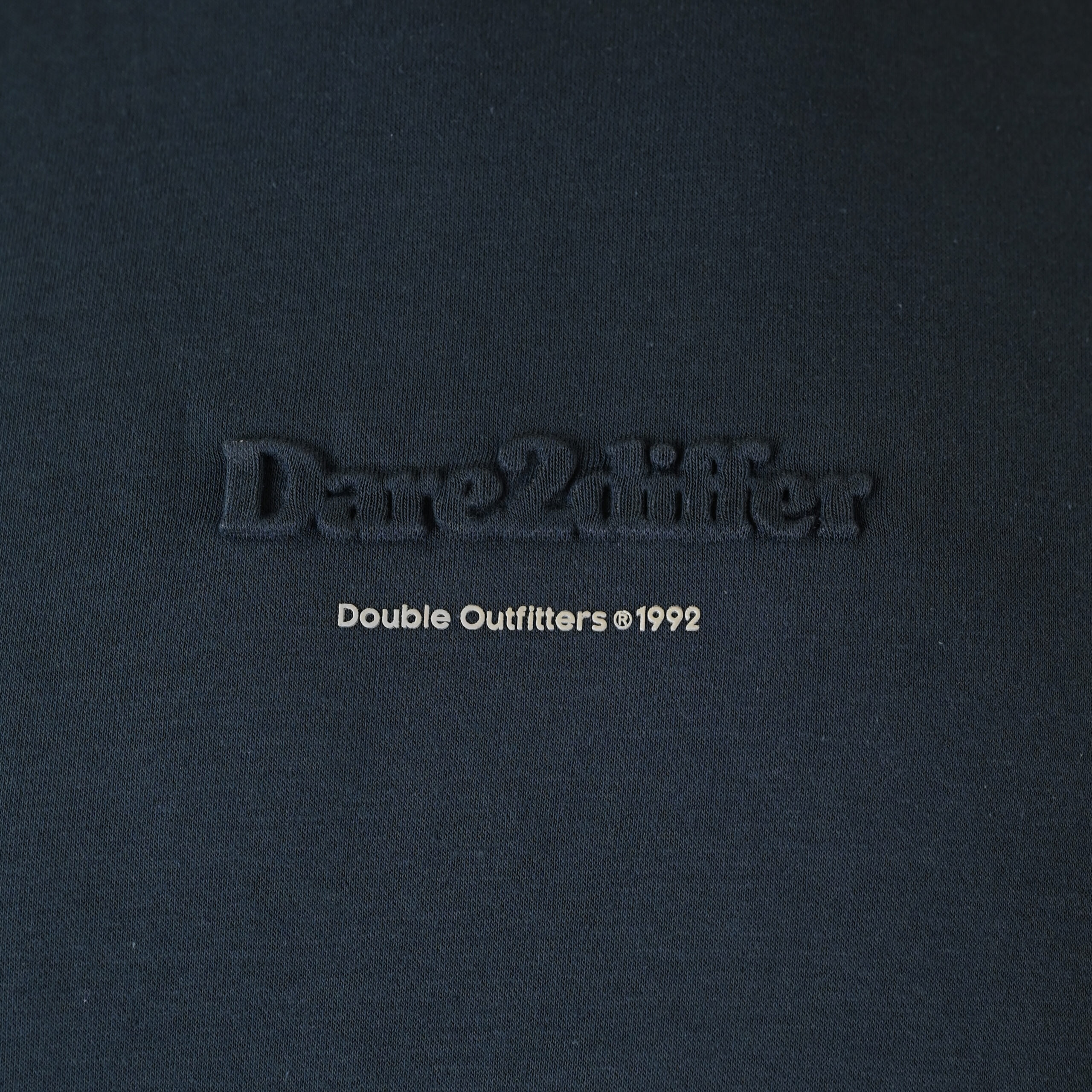 262MTOP-1153 CREWNECK TOP WITH EMBOSSED AND HIGH DENSITY PRINT (BRUSHED FLEECE) ANTHRACITE - Image 5