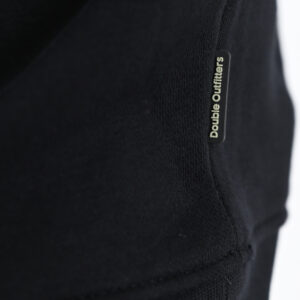 262MTOP-1153 CREWNECK TOP WITH EMBOSSED AND HIGH DENSITY PRINT (BRUSHED FLEECE) BLACK - Image 6