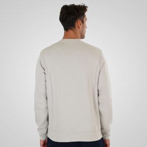 262MTOP-1153 CREWNECK TOP WITH EMBOSSED AND HIGH DENSITY PRINT (BRUSHED FLEECE) ICE - Image 4