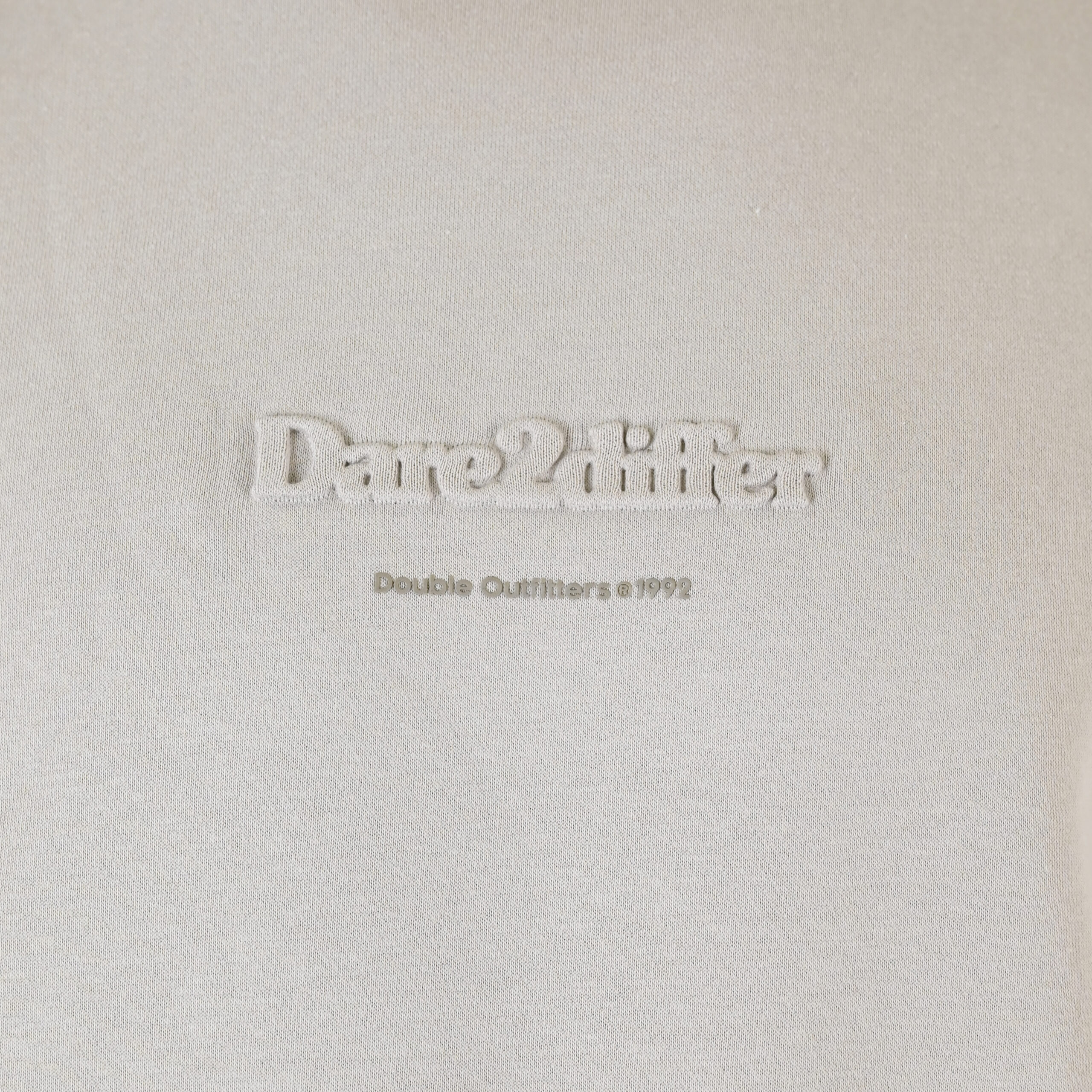 262MTOP-1153 CREWNECK TOP WITH EMBOSSED AND HIGH DENSITY PRINT (BRUSHED FLEECE) ICE - Image 5